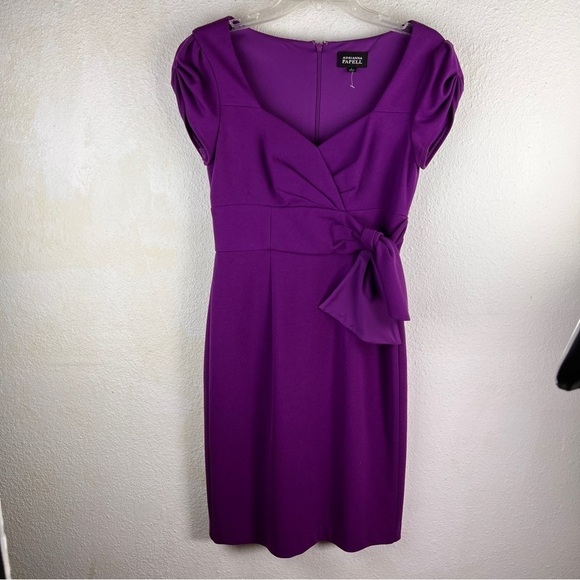 ADRIANNA PAPELL Purple Evening Dress. Beautifully tailored & lined. Party weddin